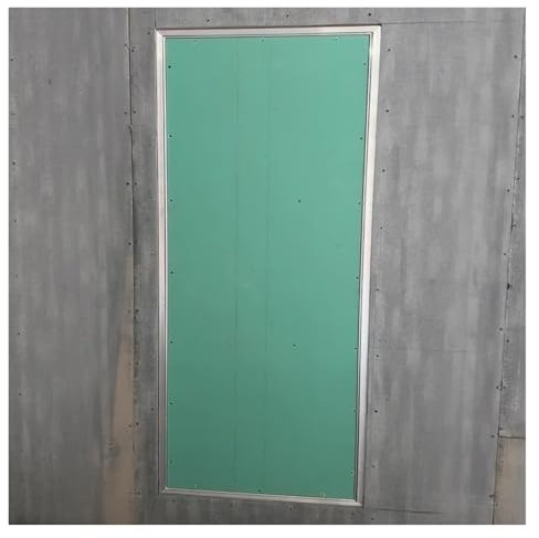 Zugangstür 16x16 24x24 IN Unsichtbare Zugangstür, Brandschutz-Zugangspaneel Mit Aluminiumlegierungsrahmen & Versiegelten Akustikstreifen, Große Trockenbau-Zugangspaneele Wasserdicht(26x70in(670x1770mm