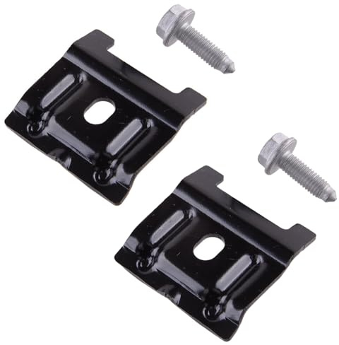 SIXHAOBU 2 Stück Batterie-Halteklammer & Schraube, Halteklammerhalterung 1j0803219 Metall Mit Schraube, Klemmleiste Batteriehalter Kompatibel mit A3 Q3 Go-lf 5 6 7 Plus Bee-tle 3 4