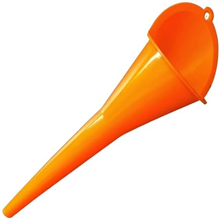 NiceNaiils 3 Pcs Imbuto per olio, imbuto per riempire, imbuto multiuso per il riempimento universale per auto, benzina, carburante, imbuto in plastica con collo lungo per oli per auto, lubrificanti