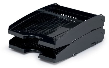 Durable 1701626060 Briefablageschale Trend, schwarz. 1 Stück