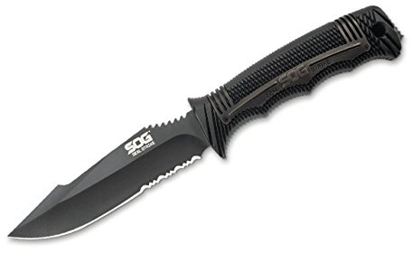 SOG 02SG017 Herren Messer Seal Strike Black, schwarz,OneSize