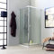 Box doccia trasparente quadrato 80x80 apertura scorrevole design moderno | Fly