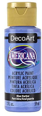 DecoArt Americana Acrylic Paint, 2-Ounce, Blue Harbor