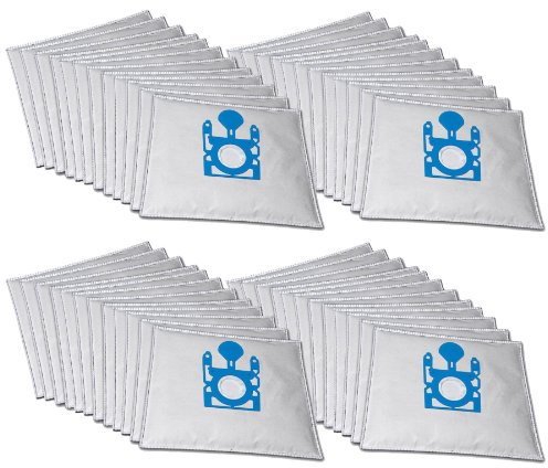 40 Big Volume Staubsaugerbeutel kompatibel für Bosch GL 30 BSGL 30 000 – 39 999 inkl. 8 Motorschutzfiltern