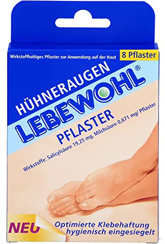 LEBEWOHL Hühneraugen Pflaster 8 St