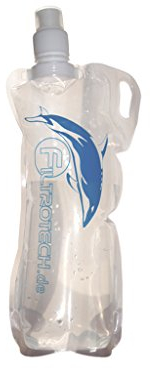 PFL-1. Flexible Trinkflasche Faltbare Flasche Reiseflasche Fahrradflasche Wasserflasche Faltflasche Push-Pull-Verschluss. 750ml.