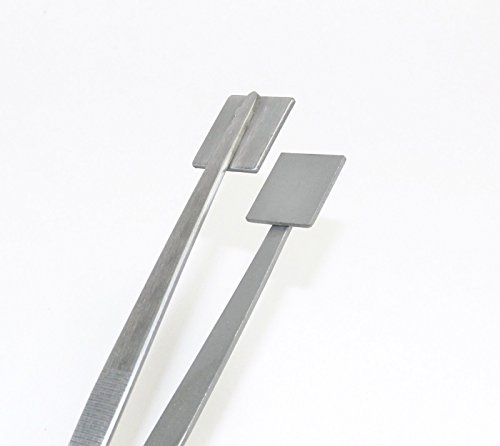 MASHING TWEEZERS GLASS WORK BEAD MASHER TWEEZER 8 LAMPWORKING 3/4 SURFACE S.S. (E 3) by Novel