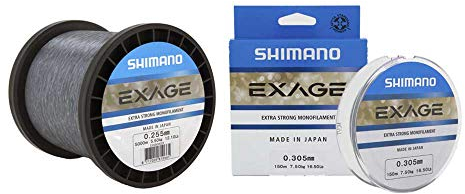 Shimano Exage 1000m 0,225mm 4,40kg Angelschnur Monofile Schnur Monoschnur Monofil Mono Line