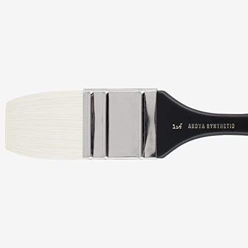 Jackson's : Akoya : White Synthetic Bristle Hair Brush : Mottler : 1.5in