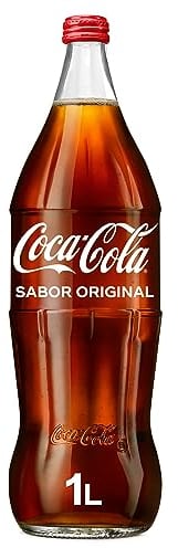 Coca Cola 1 Liter in der gebrandeten Glasflasche im Retro Style limited Edition Glas Flasche Coke