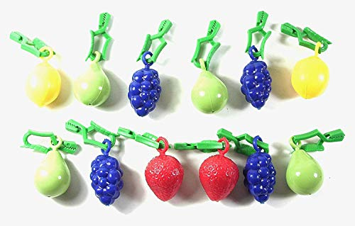 12 Stück Tischtuchbeschwerer Obst Tischtuchbommeln Tischtuchgewichte Tischtuchhalter