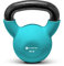 GYMENIST Kettlebell Fitness Eisen Gewichte mit Neopren-Beschichtung um die untere Hälfte der Metall-Kugelhanteln (9 kg)