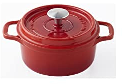 Invicta - Cocotte Ronde en Fonte émaillée 24 cm Rubis