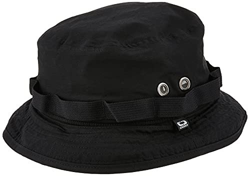 OGIO mens Visor Shadow Core Packable Hat Adjustable Black Headwear, Black, One Size US