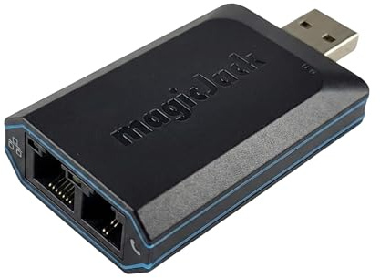 magicJack VOIP Phone Adapter - Unlimited Calls to US & Canada, No Monthly Bill, Portable Internet Phone with App, magicIN™ & magicOUT™ Service
