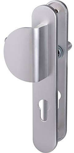 Poignée de porte palière - New camelia sup - Eurowale - Gris argent - Clé I - 195 mm