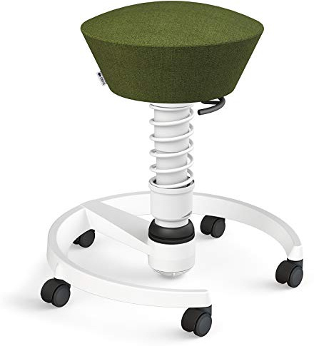 aeris Swopper – Ergonomischer Hocker – Bürohocker höhenverstellbar – Vielseitiger Schreibtischstuhl für einen gesunden Rücken – Bürostuhl mit Rollen, Feder Standard
