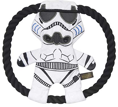 OYYXNN Star Wars for Pets Plush Storm Trooper Rope Frisbee Dog Toy | Fetch Toys for Dogs