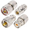 YILIANDUO RF Coaxial Adapter kit N-type to UHF PL-259 SO-239 Adapter Male/Female to Male/Female Straight Connector for Wi-Fi Antenna Repeaters Radio Signal Extension Cable