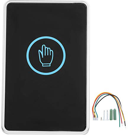 Botón de salida de la puerta, Interruptor de luz de fondo de control de acceso por infrarrojos LED, Hecho de plástico ABS, Sensor de salida por infrarrojos sin contacto, Uso de tecnología óptica infra