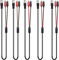 CLDIY BNC Double Alligator Clip Test Cable Probe Lead Oscilloscope Test, Oscilloscope Probes BNC to Alligator Clip 92cm/36.2in (5pcs）