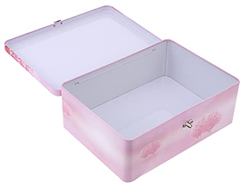 Cabilock Contenitore Per Gioielli Non Rettangolare Con Stampa E Lucchetto Retrò