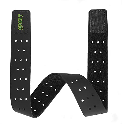T-TAIMING 20mm Schwarz elastisches und atmungsaktives Sport Loop Lycra Oberarm Armband für Garmin Fenix 7S/6S/6S Pro/5S/5S Plus/Sapphire