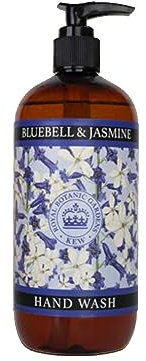 The English Soap Company Kew Gardens Savon Luxueux pour les Mains et le Corps, Lavage Botanique Rafraîchissant, Parfum Jacinthe des Bois et Jasmin 500 ml