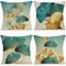 ZWJD Kissenbezug 50x50 4er Set Outdoor Kissen Dekokissen Leinen Kissenhülle Kissenbezüge Geometrische Muster Kissenhüllen für Sofa Wohnzimmer Zierkissen 50x50 A050-20