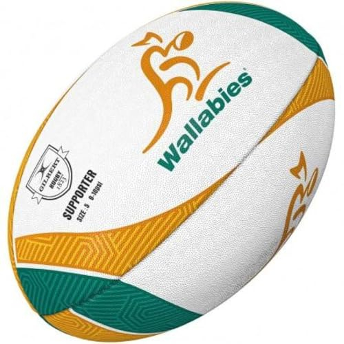 GILBERT australia wallabies supporter rugby ball größe 5