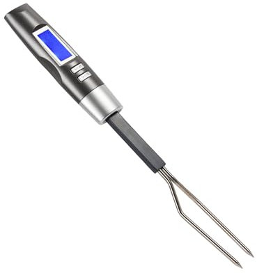 Niceey Professionelle digitale Grillfleisch-Thermometer, Gabel Grillgabel mit LCD-Anzeige -Thermometer mit Gabel, BBQ, Oventhermometer, Meter, Ovenang Hook, Digital