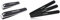 Tweezerman Stainless Steel Nail Clipper 2-Piece Set & Professional Nail Files Black