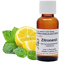 Aspira Home Ätherisches Zitronenöl Naturrein 1x 30ml in Glasflasche mit Tropffunktion