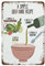 Poster Self Care Recipe Note to Self Care zur Selbstpflege, psychische Gesundheit, tägliches Poster, Therapeuten, Bürodekoration, 30,5 x 20,3 cm, Retro-Wanddekoration für Café, Pub, Küche, Straße,