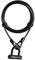 Guliffen Bike U Lock with Cable, 15 ft Security Cable with Loops,Heavy Duty Anti-Theft Chain and Lock for Motorcycles,Bike,Gates,Outdoor Furniture