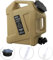 PKKP Bidon à eau avec robinet et poignées, 12 l, sans BPA, réservoir d'eau portable, anti-fuite, bidon d'eau potable, pour extérieur, camping, randonnée, urgence (kaki)