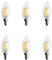 TsoLay 6X Dimmbare E12 6 Watt Cob Kerze Flamme Glüh Faden Glüh Lampe Lampe 10 x 3,5 cm