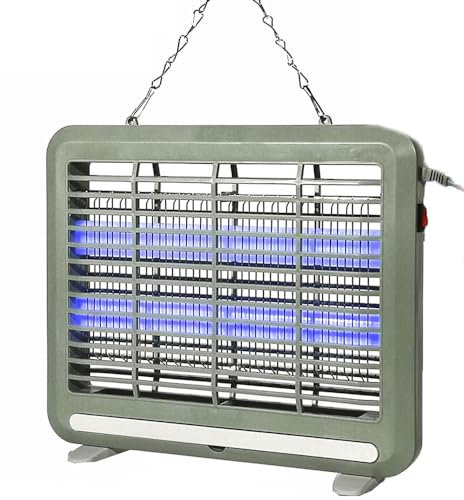 Zanzariera mosquito killer led 2W elettrica da esterno interno trappola fulmina zanzare insetti