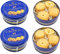 Crown Biscuits Finest Butter Danish Cookies Selection Tin 140g, Sweet Perfect for Gifting Mothers day, Fathers Day, Anniversary, Thank you, Easter, Christmas Day, All Occassions (5 Tins x 140g)