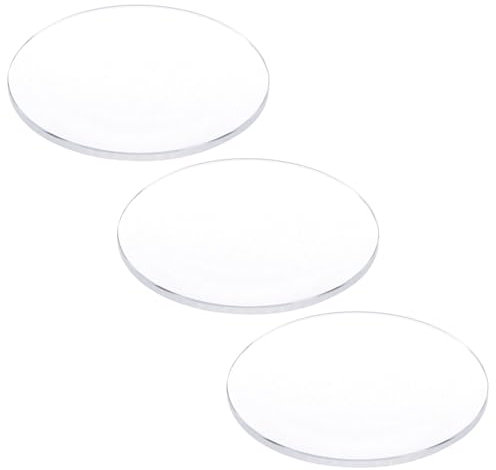 QUARKZMAN 3 Stück Uhrenglas 31,5mm x 1,5mm (Ø *Dicke), Einzel-Dom Runde Klarer Kristalllinse Uhren-Ersatzteile Uhrenglaslinse für Uhrmacher-Reparatur