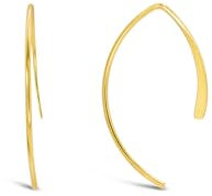 ARS-ARGENTI Boho Ohrringe Damen Mädchen Sterling Silber 925 Gold 18K - hypoallergen (BOHO-style - Ideal für luftige Sommeroutfits NOVA Sterling Silber 18K vergoldet 27x1mm)