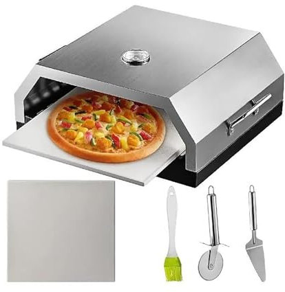 STWBHW Pizza Oven Set,Pizza Oven Kit,Outdoor Pizza Oven for Grill Portable Stainless Steel Grill Top Pizza Oven for Charcoal Grill for Kitchen BBQ Picnic