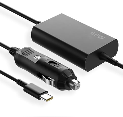 KFZ Ladegerät USB C 65W Auto Ladekabel für Lenovo ThinkPad T14 T14s T16 P14s L13 L14 L15 X13 C14 Gen 1 E14 E15 X1 Carbon Gen 9 Gen 10 X1 Carbon 11th Gen Laptop QYD USB Type-C KFZ Netztel Auto Adapter