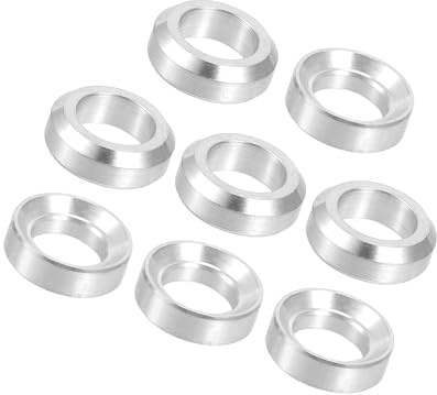 Motoforti 8 Pcs M6x5.5 Universal Bicycle Bolt Brake Screw Washer | Bike Brake Screw Washer, MTB Mountain Bicycle Concave Convex Balancer