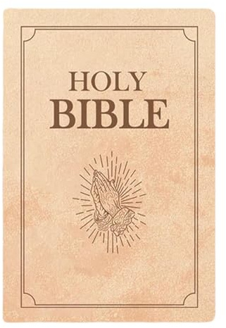 33X22.3cm Heilige Bibel Kissen Glaubens Buchförmiges Bibelvers-Kissen Bibelkissen Buch Plüsch Glaubens-Bibel-Kissen Buchform Holy Bible Stuffed Plushie Plüsch-Bibelkissen Für Kinder Und Erwachsene