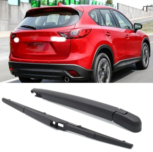 JQHXFDC - Tergicristallo 14 para Mazda CX-5 2010 2013 2014 2015 2016 300MM 350MM Juego de escobillas y Brazos del limpiaparabrisas Trasero Cepillo para Parabrisas