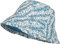Playshoes Unisex Kinder Wendehut Sonnenhut, Petrol Blümchen, 55