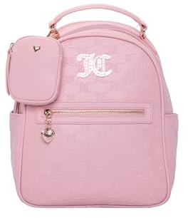 Juicy Couture Damen All About That Bling Backpack Modischer Rucksack, pink/Strasssteine, Einheitsgröße