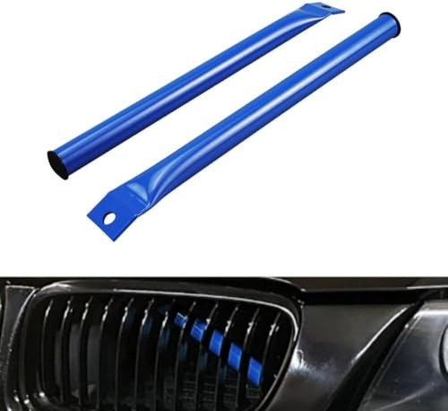 OXFUZZ Nierenstreben Grill Sport Kühlergrill Kühlerstreifen kompatibel mit 3er E90 E91 E92 E93(Blue)