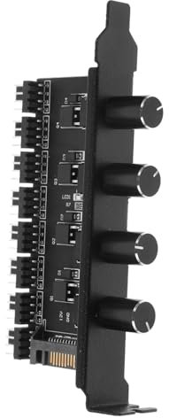 STOBOK Fan Controller Hub for Cooling Speed Fan with Interface Way Control Quiet Operation Enhanced Airflow Management for Optimal Performance